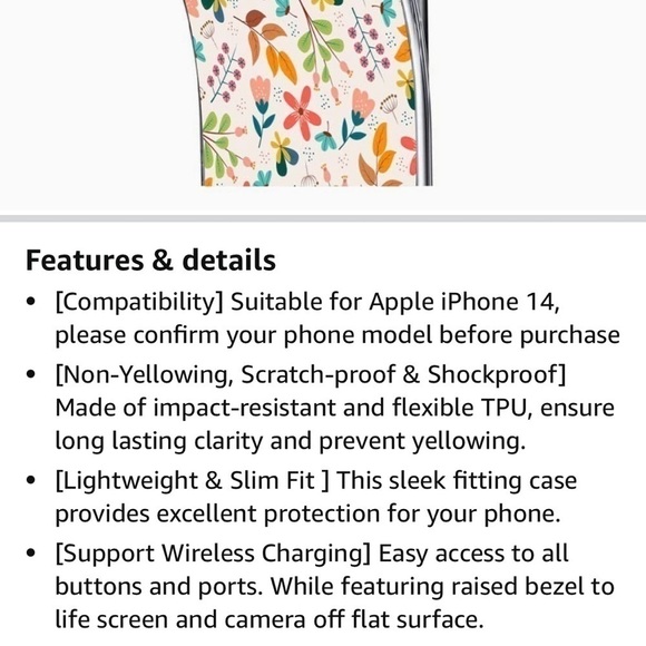 APPLE iPhone, 14 plus case wireless charging capability NEW - Picture 8 of 9